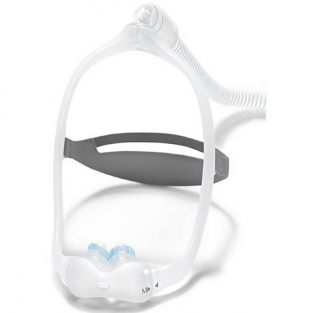 image of Philips Respironics Dreamwear Gel Pillow mask with headgear, Large frames, Medium pillow cushion 1125022