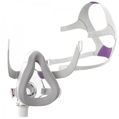 image of ResMed Airtouch F20 Medium Full Face Mask with 4 Her Headgear 63004