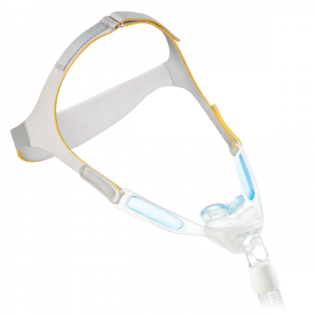 image of Philips Respironics Nuance Pro Gel Pillow Mask package with Headgear 1105167